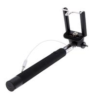 Telescoping Extending Cable Take Pole Selfie Monopod Stick Holder Remote Button with Clip 7.9\