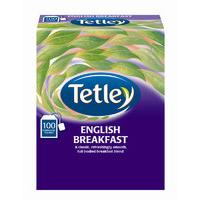 Tetley English Breakfast String and Tag Tea Bag Pk 100