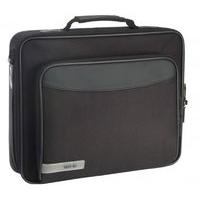 tech air 173 black clam case with documents compartment and shoulder s ...