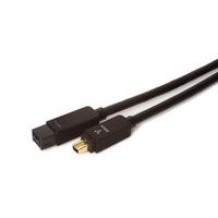 Techlink Iwires (2m) Firewire 800 Plug To Firewire 400 Mini Plug