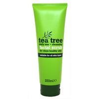 tea tree daily use cleansing facial scrub 250ml