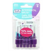 TePe Interdental Brush - Purple - Size 6 - 6pcs