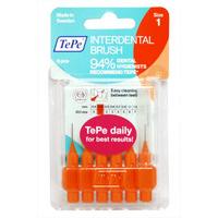 TePe Interdental Brush - Orange - Size 1 - 6pcs