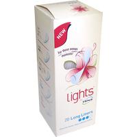 tena lights long liners 20