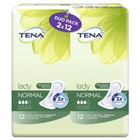 Tena Lady Duo Pack Normal Pads 2x12