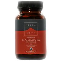 terranova vitamin b complex wvitamin c 50caps