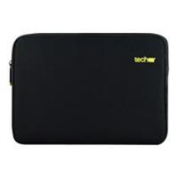 Techair 15.6 Black Slip Case With Yellow Lining