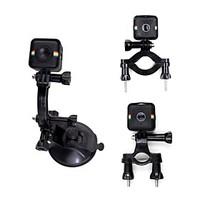Telesin 3 in 1 Bike Bicycle Motorcycle Handlebar Mount With Suction Cup Mount For Polaroid Cube/Cube Camera Accessories