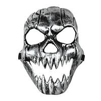 Terror Grimace Canine Skull Mask Silvery Black Halloween/Christmas/New Year