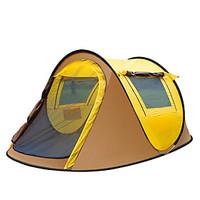 Tent Outdoor 2-3 People Automatic Camping Tents Double Camping Vouchers 1 Set