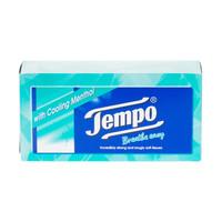 tempo regular menthol tissues 12 pack