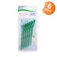 Tepe Angled Interdental Brush Green - 6 Pack