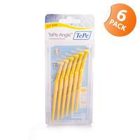 TePe Angled Interdental Brush Yellow - 6 Pack