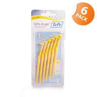 tepe angled interdental brush yellow 6 pack