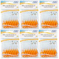 Tepe Intedental Brushes Orange - 6 Pack