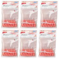 Tepe Extra Soft Interdental Brushes Red - 6 Pack