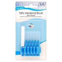 tepe interdental brush 06mm iso size 3 6 pack