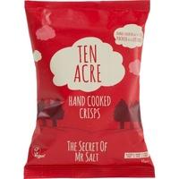 Ten Acre Secret Of Mr Salt Hand Cooked Crisps (40g x 18)