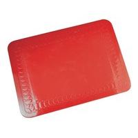 tenura red non slip table mat 255 x 185cm