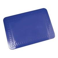 Tenura Blue Non Slip Table Mat 25.5 x 18.5cm