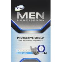 Tena Men Protective Shield Extra Light Pads - Pack of 14 x 3
