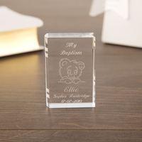 Teddy Miniature Glass Book