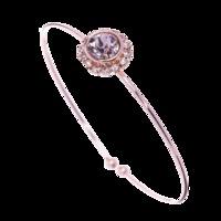 ted baker rose gold coloured sapelle rose swarovski crystal cupchain u ...