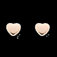 Ted Baker Gold Coloured Harly Tiny Heart Stud Earrings