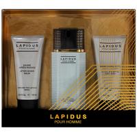 Ted Lapidus Lapidus Pour Homme Eau de Toilette Spray 100ml, Aftershave Balm 100ml and Hair and Body Shampoo 100ml