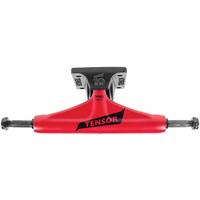 Tensor Mag Light Standard Flick Skateboard Trucks - Red/Black