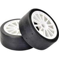 team c 18 buggy wheels slick 12 spoke white 2 pcs