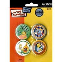 Television Badge Pack Featuring The Locals At Moe's Tavern - The Simpsons