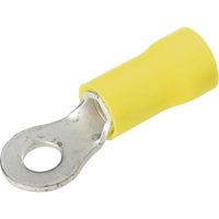 TE Connectivity 165035-0 M6 Insulated Ring Terminal Yellow 2.7 - 6...