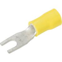 TE Connectivity 165015-0 M4 Insulated Spade Terminal, Yellow 6mm²