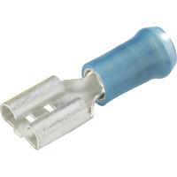 te connectivity 165536 01 insulated receptacle positive lock blue 