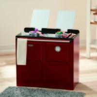 Teamson Traditional Farmhouse Cooker in Red