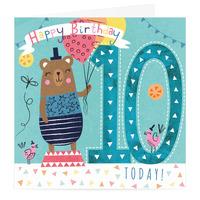 Ten Birthday Card