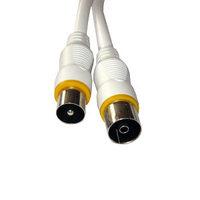 Techlink 643110 1.5m White TV Aerial Cable