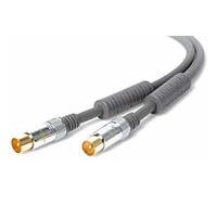Techlink 680089 10m Flat Cable Scart Lead Gold Plated OFC Wires CR