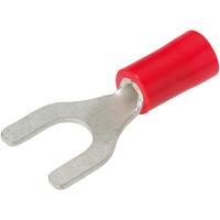TE Connectivity 165008-0 AMP M4 Insulated Spade Terminal Red 0.25 ...