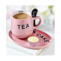 Tea & Cake Mug & Plate Set