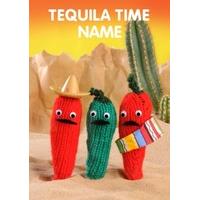 tequila time chillies knit and purl card