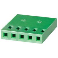 TE Connectivity 925366-2 Ampmodu IV Crimp Housing 1 x 2P Green