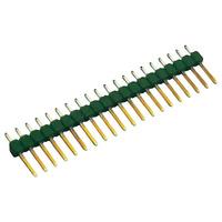 TE Connectivity 826629-2 Ampmodu II Pin Header Vertical Gold 1 x 2...