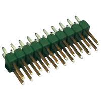 TE Connectivity 826632-3 Ampmodu II Low Cost Pin Header Gold 2 x 3...