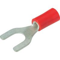 TE 327043 Plasti-grip Terminal Spade M3.5 Stud Tin 22-16AWG Red