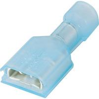 TE 735159 Faston Crimp Receptacle Insulated Tin 17-14AWG Blue