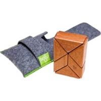 Tegu Prism Pocket Pouch 6 Blocks Mahogany