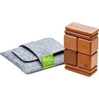 Tegu Original Pocket Pouch 8 Blocks Mahagony