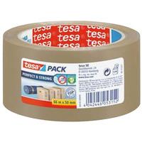 tesapack® 58143 Perfect & Strong Packaging Adhesive Tape Brown 50m...